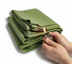 Шторы брезентовые огнеупорные