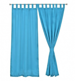 Штора уличная на веранду (В-220*Ш-150) Бирюзовые, (ткань Оксфорд 600 )